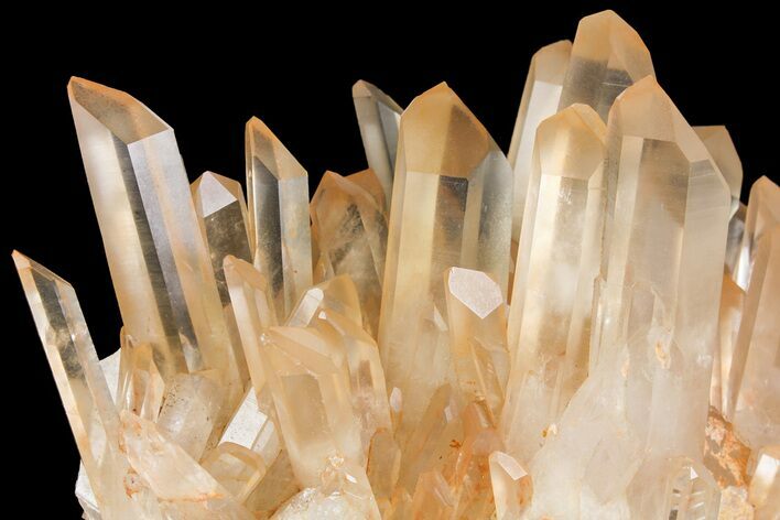Tangerine Quartz Crystal Cluster - Madagascar #156942